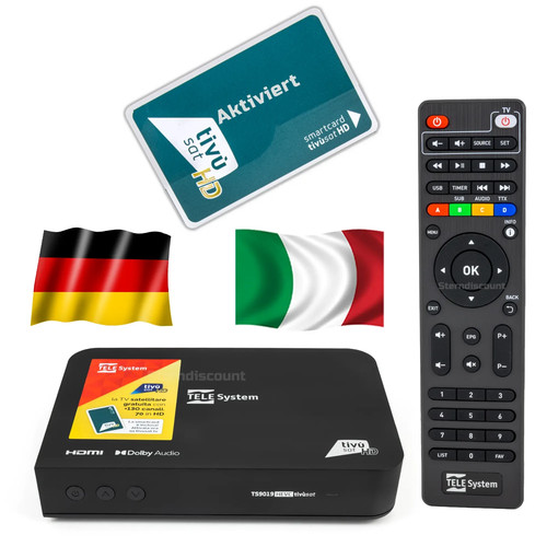 Tivusat receiver mit karte - receiver,